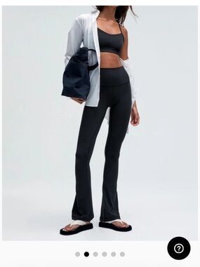 lululemon athletica Black High-Rise Flare Leggings